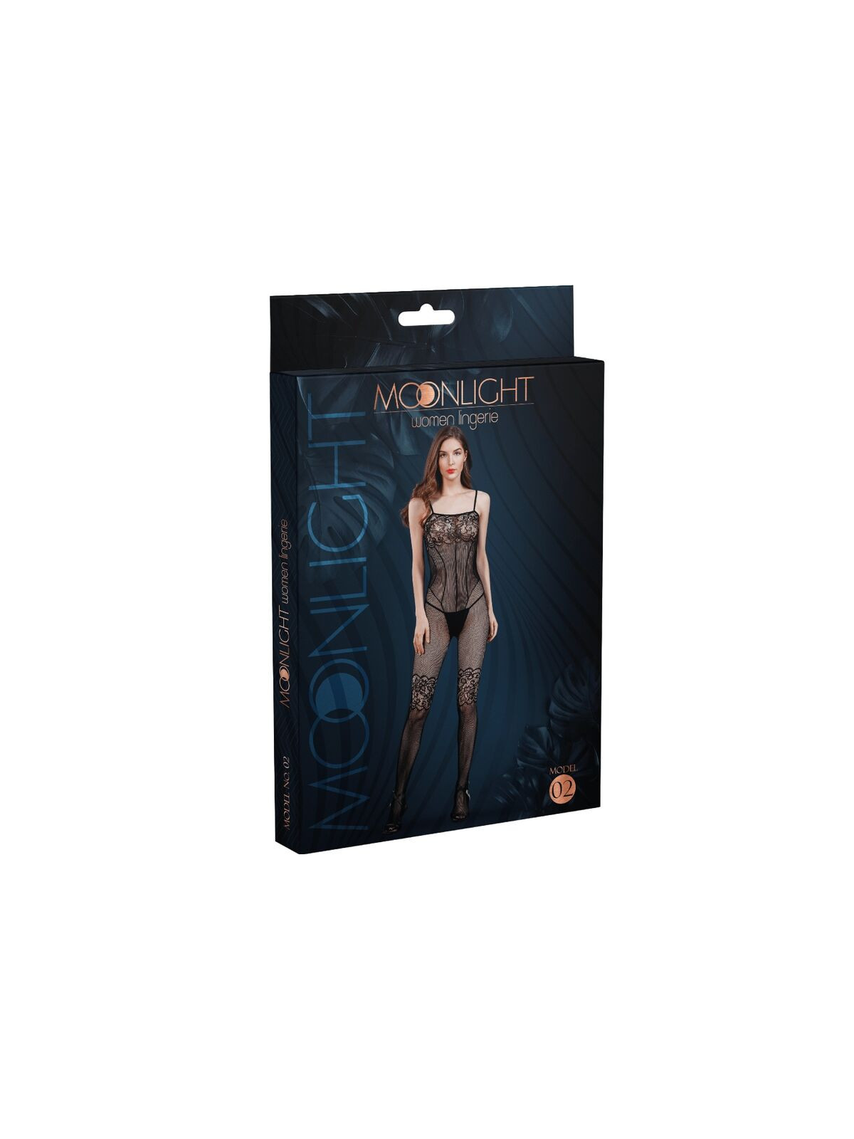 MOONLIGHT - MODELLO 2 BODYSTOCKING NERO TAGLIA UNICA