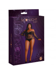 MOONLIGHT - BODY MANICA LUNGA MODELLO 9 NERO LUCIDO TAGLIA PLUS