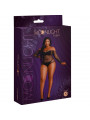 MOONLIGHT - BODY MANICA LUNGA MODELLO 9 NERO LUCIDO TAGLIA PLUS