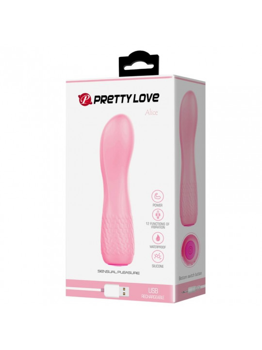 PRETTY LOVE - ALICE VIBRATORE RICARICABILE PINK