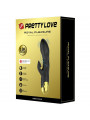 PRETTY LOVE - VIBRATORE DI LUSSO NERO RICARICABILE PLACCATO IN ORO