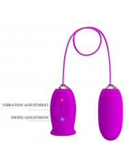 PRETTY LOVE - VIBRATORE RICARICABILE DAISY DUAL EGG VIOLA