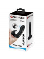 PRETTY LOVE - COPERTURA PER DITA VIBRATORE CONIGLIO NERO VANCE