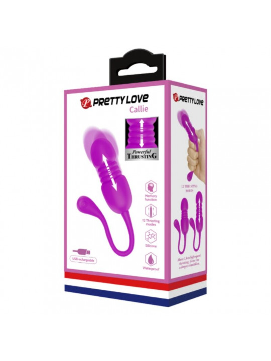 PRETTY LOVE - UOVO VIBRANTE RICARICABILE CALLIE VIOLA