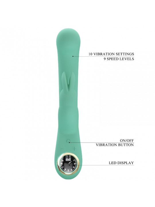 PRETTY LOVE - VIBRATORE LAMAR RABBIT E PUNTO G VERDE