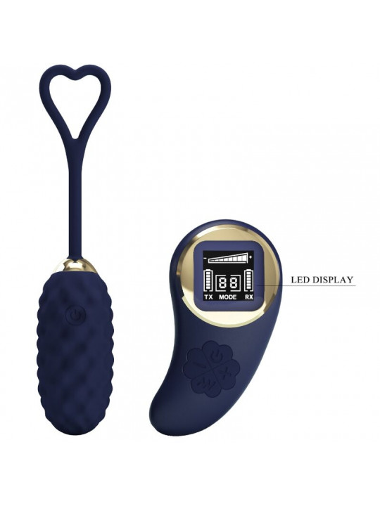 PRETTY LOVE - UOVO VIBRANTE CON TELECOMANDO BLU VIVIAN