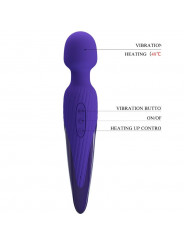 PRETTY LOVE - ANTONY YOUTH VIBRATORE WAND VIOLETTO EFFETTO CALORE