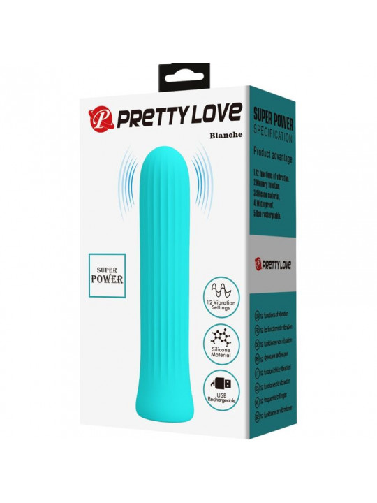 PRETTY LOVE - BLANCHE VIBRATORE STIMOLATORE BLU