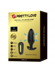 PRETTY LOVE - VIBRATORE ANALE RICARICABILE KELLY PLUG NERO