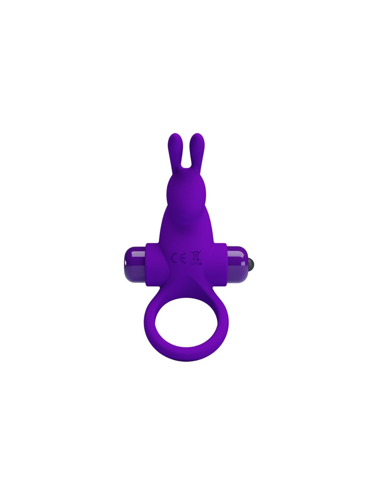 PRETTY LOVE - ANELLO VIBRATORE I CONIGLIO PER PENE VIOLA