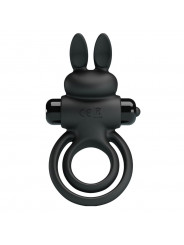 PRETTY LOVE - ANELLO VIBRATOR III RABBIT PER PENE NERO