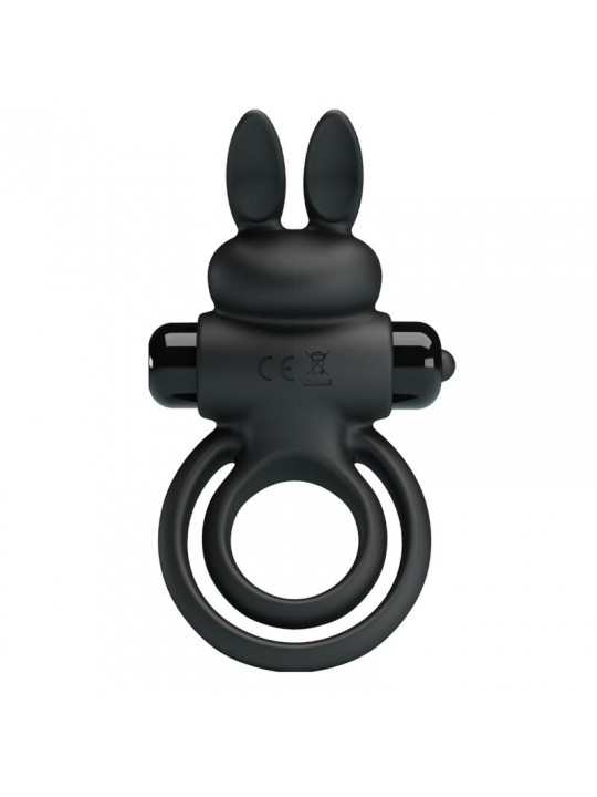 PRETTY LOVE - ANELLO VIBRATOR III RABBIT PER PENE NERO