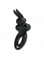 PRETTY LOVE - ANELLO VIBRATOR III RABBIT PER PENE NERO