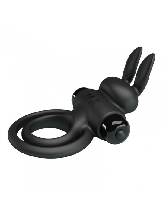 PRETTY LOVE - ANELLO VIBRATOR III RABBIT PER PENE NERO