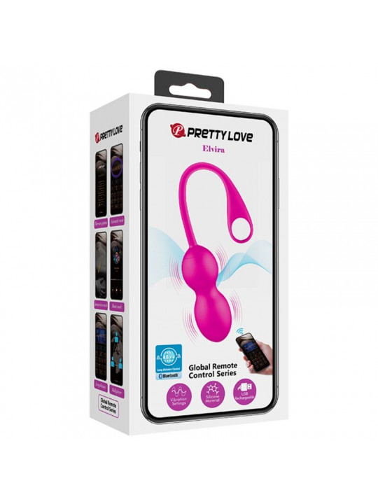 PRETTY LOVE - SFERE VIBRANTI RICARICABILI ELVIRA ROSA