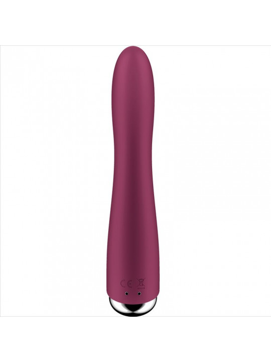 SATISFYER - SPINNING VIBE 1 VIBRATORE G-SPOT ROTATOR ROSSO