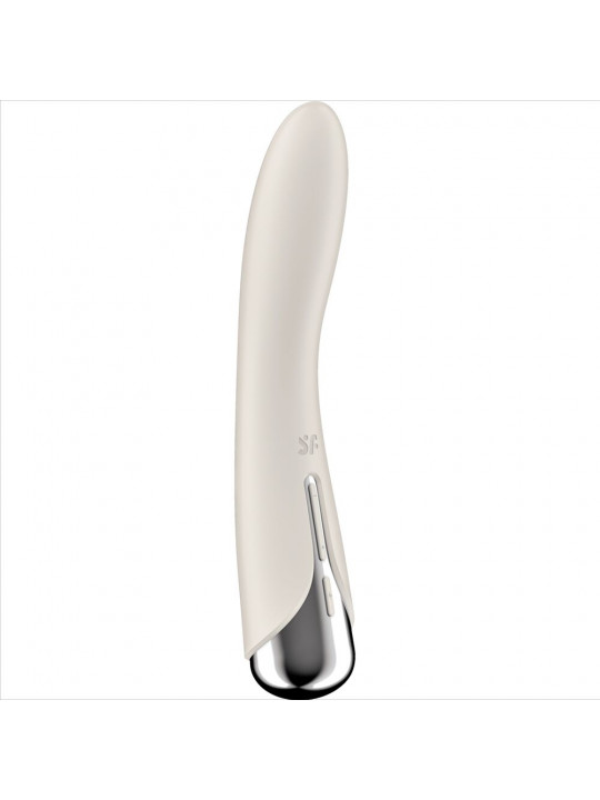 SATISFYER - VIBRATORE ROTATORE SPINNING VIBE 1 G-SPOT BEIGE