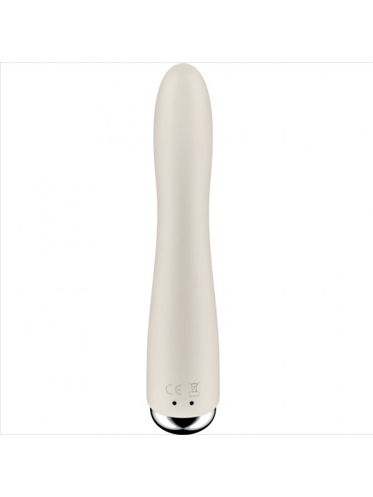 SATISFYER - VIBRATORE ROTATORE SPINNING VIBE 1 G-SPOT BEIGE