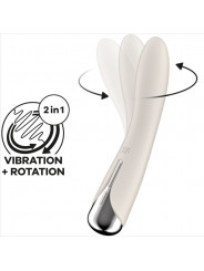 SATISFYER - VIBRATORE ROTATORE SPINNING VIBE 1 G-SPOT BEIGE