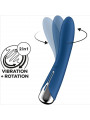 SATISFYER - VIBRATORE ROTATORE SPINNING VIBE 1 G-SPOT BLU