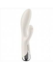 SATISFYER - SPINNING RABBIT 1 STIMOLAZIONE CLITORIDE E PUNTO G BEIGE