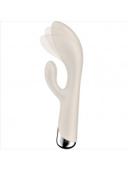 SATISFYER - SPINNING RABBIT 1 STIMOLAZIONE CLITORIDE E PUNTO G BEIGE