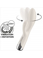 SATISFYER - SPINNING RABBIT 1 STIMOLAZIONE CLITORIDE E PUNTO G BEIGE