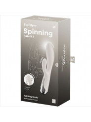 SATISFYER - SPINNING RABBIT 1 STIMOLAZIONE CLITORIDE E PUNTO G BEIGE