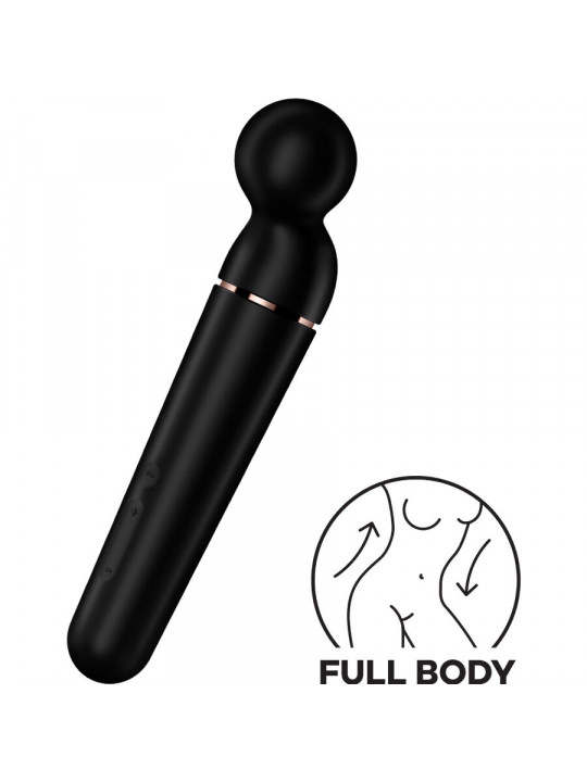 SATISFYER - MASSAGGIATORE VIBRATORE PLANET WAND-ER NERO