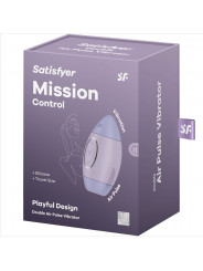 SATISFYER - MISSION CONTROL LILLA PICCOLO VIBRATORE A DOPPIO IMPULSO