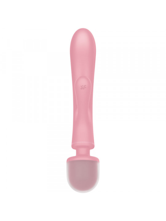 SATISFYER - MASSAGGIATORE VIBRATORE CONIGLIO TRIPLE LOVER ROSA