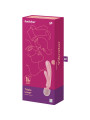 SATISFYER - MASSAGGIATORE VIBRATORE CONIGLIO TRIPLE LOVER ROSA