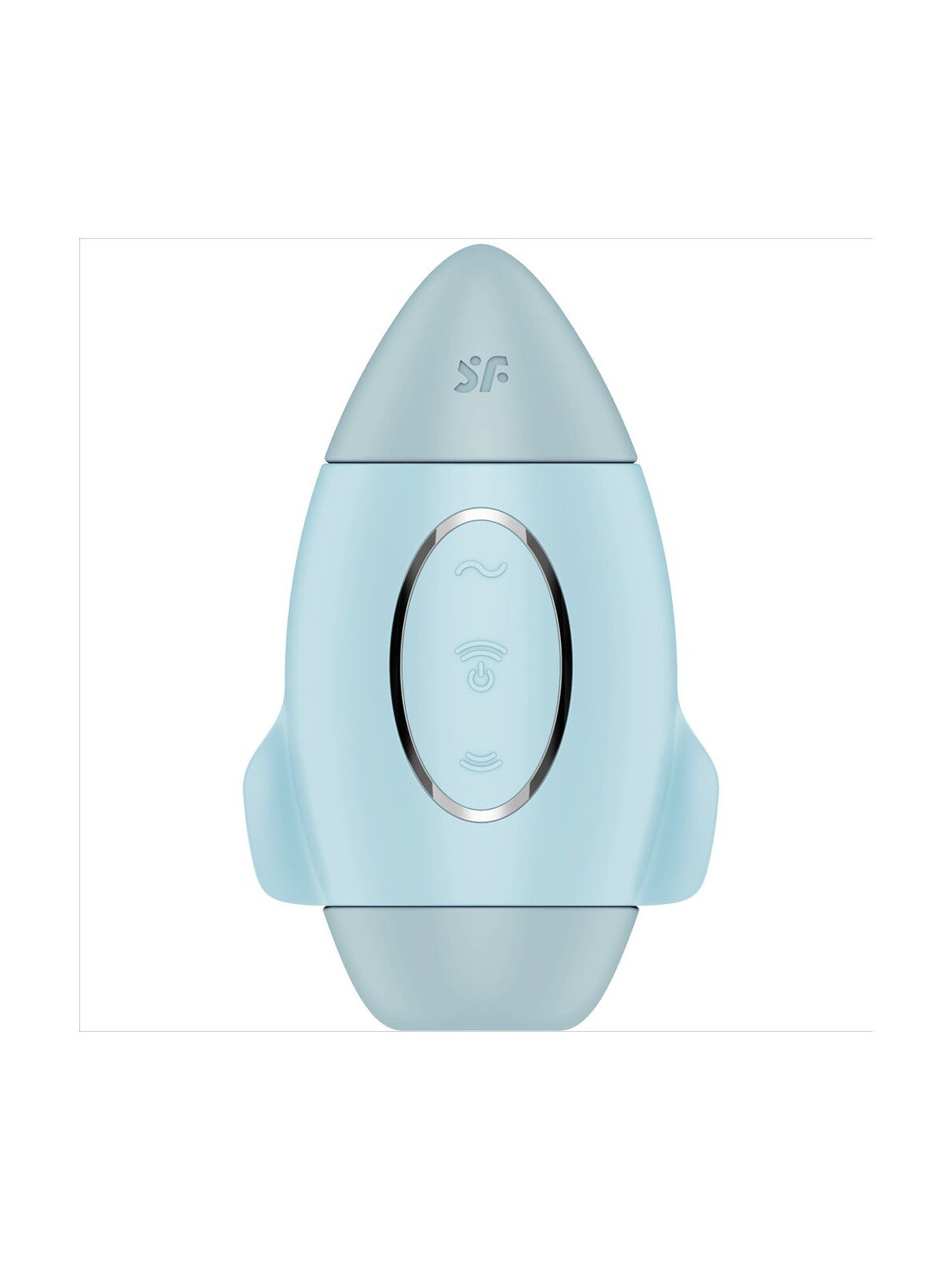 SATISFYER - MISSION CONTROL VIBRATORE PICCOLO BLU A DOPPIO IMPULSO