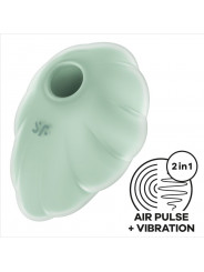 SATISFYER - VIBRATORE CLOUD DANCER GREEN AIR PULSE