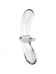 SATISFYER - DILDO DOPPIO CRISTALLO TRASPARENTE