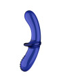 SATISFYER - DILDO DOPPIO CRISTALLO BLU