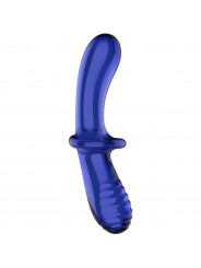 SATISFYER - DILDO DOPPIO CRISTALLO BLU