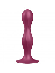 SATISFYER - DILDO IN SILICONE DOPPIA PALLA GRANATO