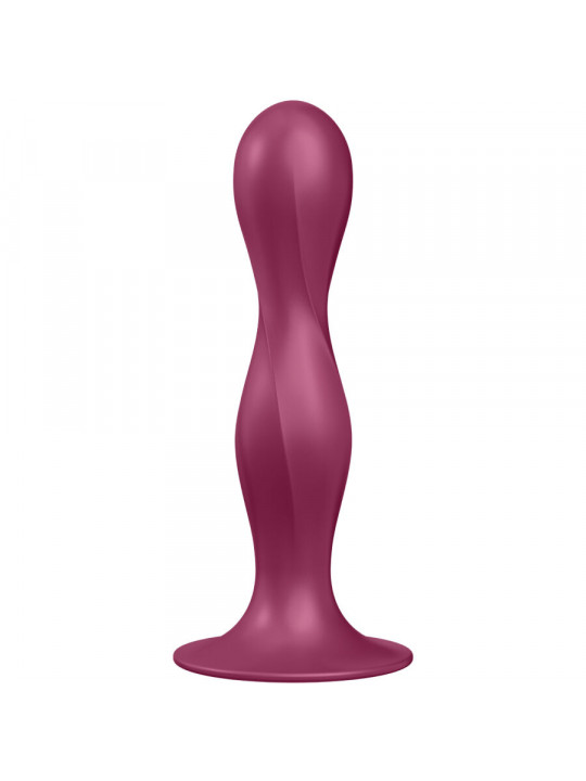 SATISFYER - DILDO IN SILICONE DOPPIA PALLA GRANATO