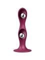 SATISFYER - DILDO IN SILICONE DOPPIA PALLA GRANATO