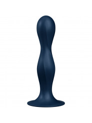 SATISFYER - DILDO IN SILICONE DOPPIA SFERA BLU