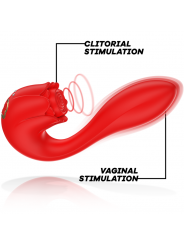 MIA -  SELENA STIMOLATORE VIBRANTE + TAPPING ROSSO