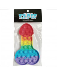 KHEPER GAMES - GIOCATTOLO ANTISTRESS PENE POP-IT MULTICOLORE