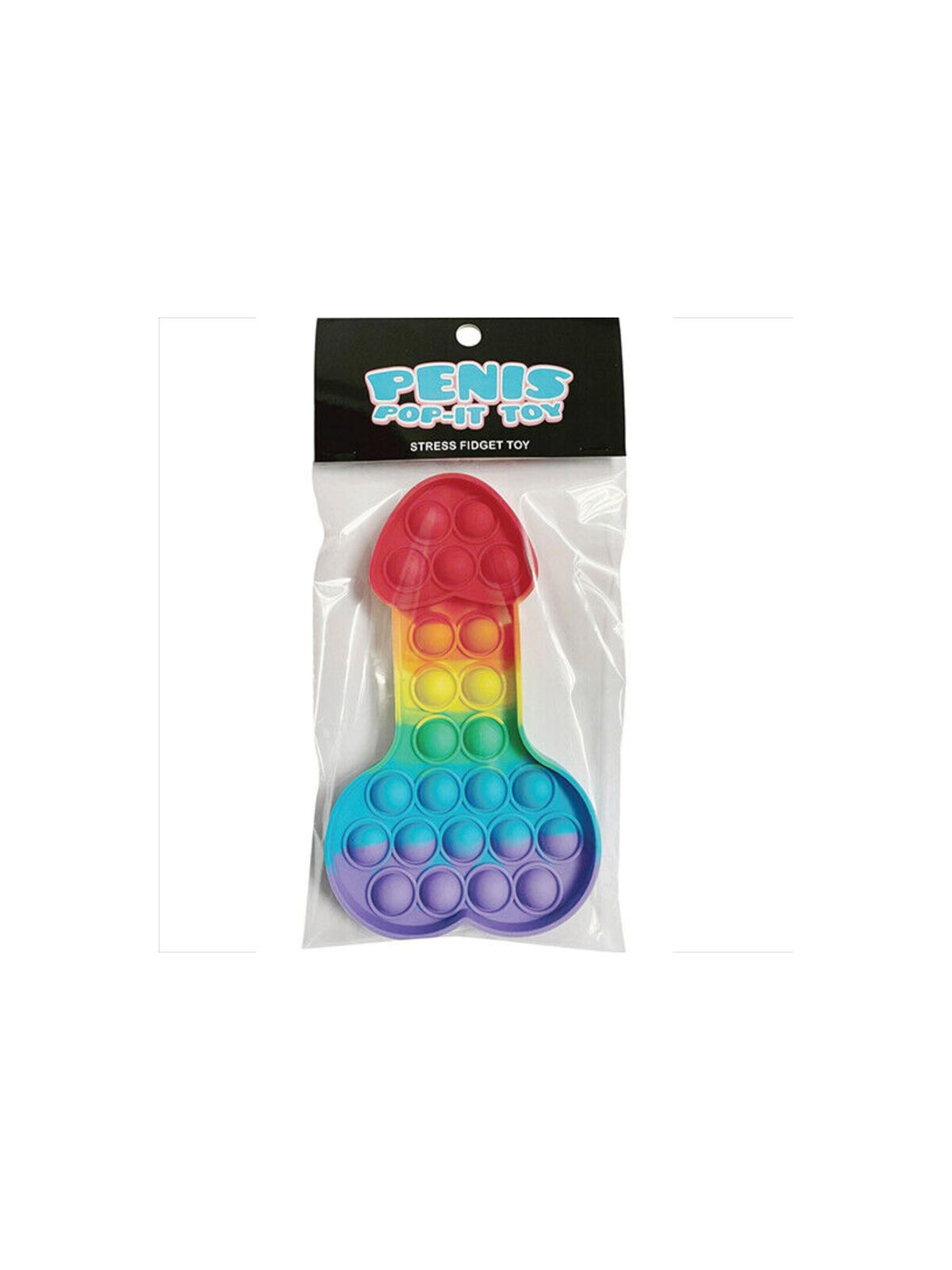 KHEPER GAMES - GIOCATTOLO ANTISTRESS PENE POP-IT MULTICOLORE