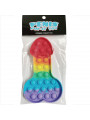 KHEPER GAMES - GIOCATTOLO ANTISTRESS PENE POP-IT MULTICOLORE