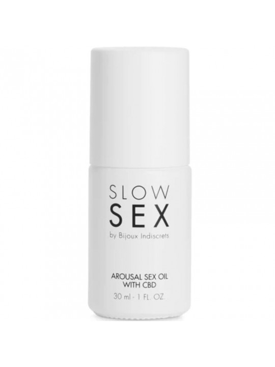 BIJOUX - SLOW SEX OLIO DA MASSAGGIO SESSUALE CON CBD 30 ML