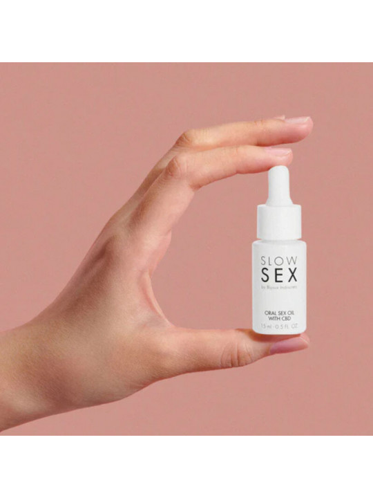 BIJOUX - SLOW SEX OLIO PER SESSO ORALE CON CBD 15 ML