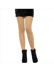 LEG AVENUE - COLLANT TRASPARENTI DORATO