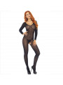 LEG AVENUE - BODYSTOCKING MANICA LUNGA NERO