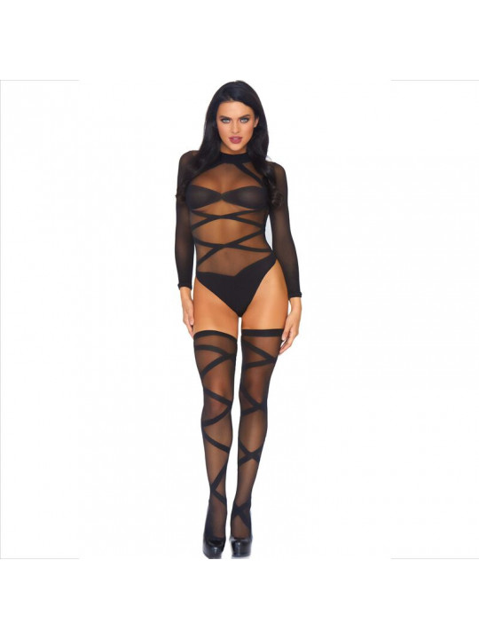 LEG AVENUE - SET 2 PEZZI CORPO E COSCIA